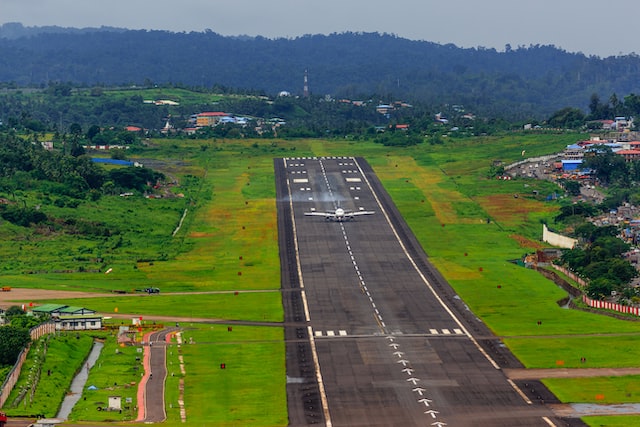 Picture of an airstrip 
