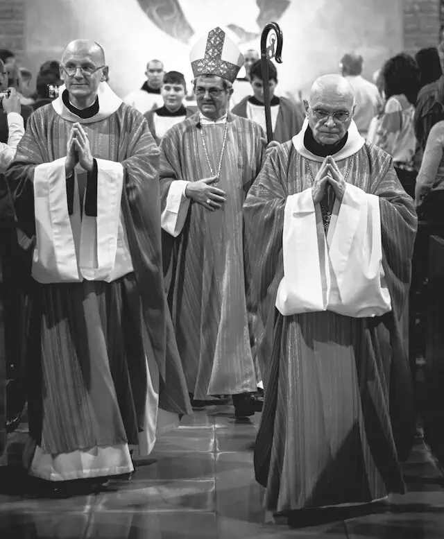 Picture of a group of priests 