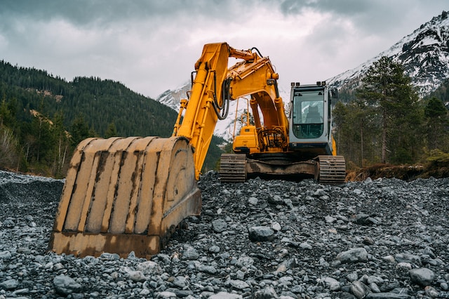 picture of an excavator