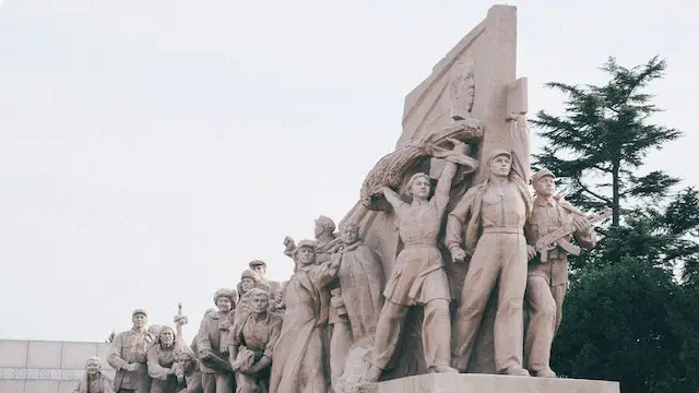 picture of a communist monument