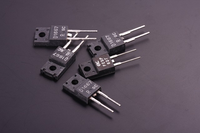Picture of several diodes