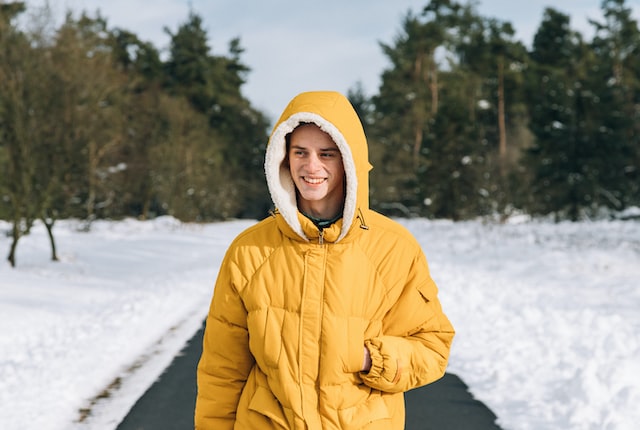 picture of a man wearing a winter jacket