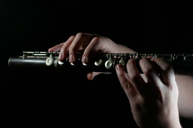 picture of a person playing a flute
