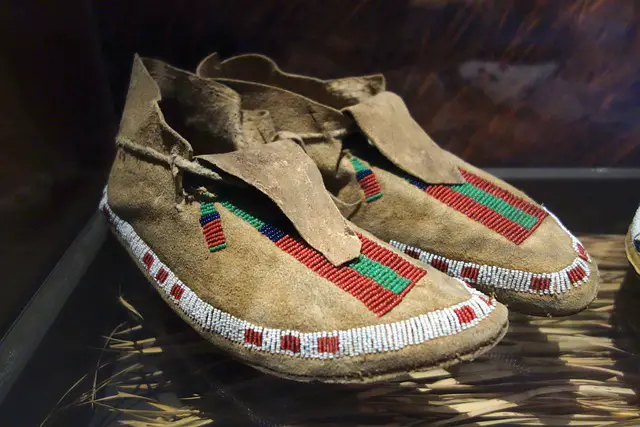 Picture of a pair of moccasins
