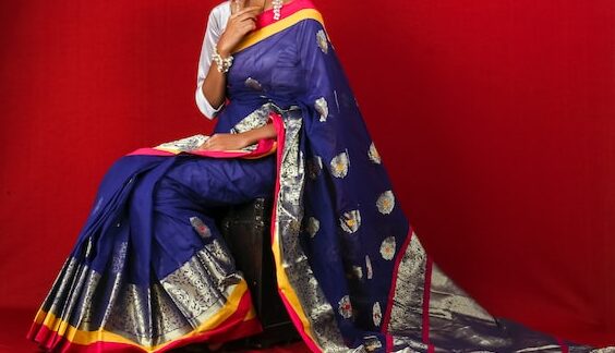 Picture of an Indian woman waring a saree