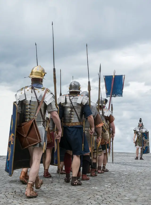 Picture of some Roman soldiers