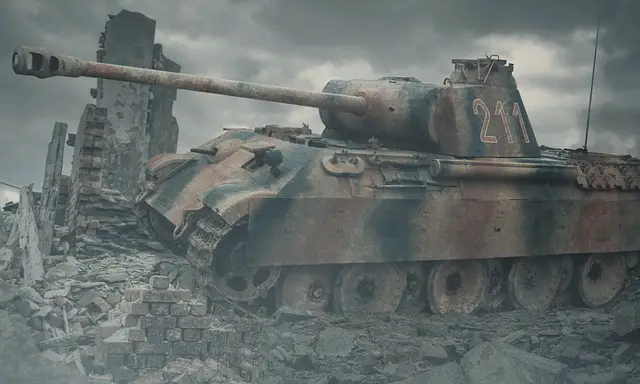 picture of a German panther tank