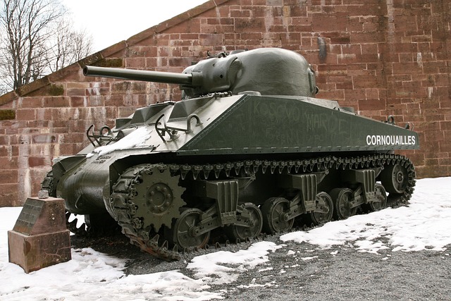 picture of a Sherman tank