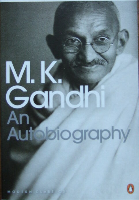 Picture of the autobiography of MK Gandhi