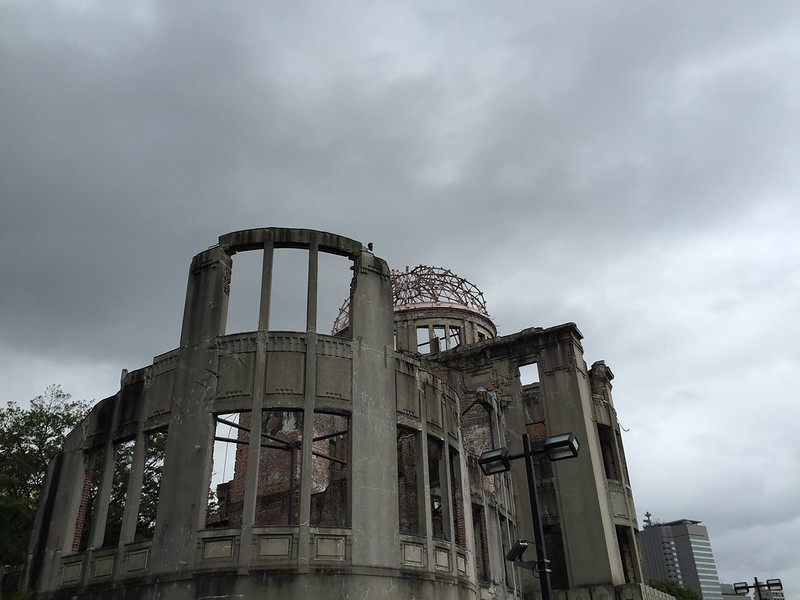 Picture of the atomic bomb dome in hiroshima