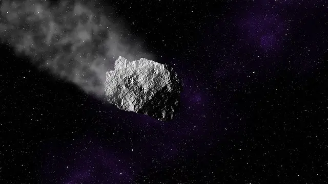 Picture of a asteroid  