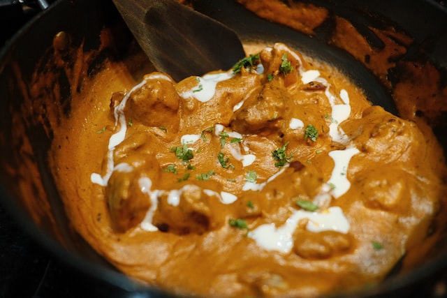 Picture of a dish of butter chicken
