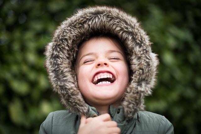 Picture of a laughing child
