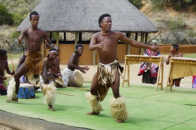 Picture of Xhosa dancers 