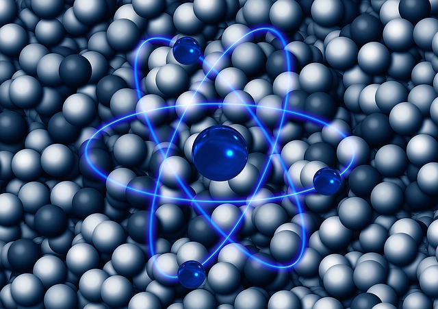 Picture of electrons and neutrons 