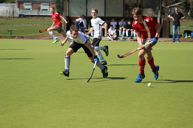 Picture of a field hockey match