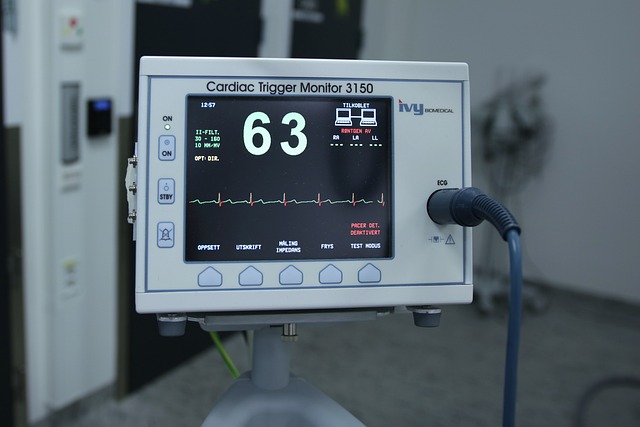 Picture of an ECG machine