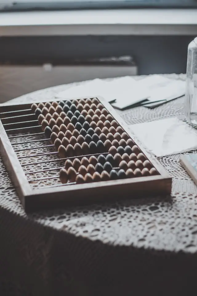 Picture of an abacus 