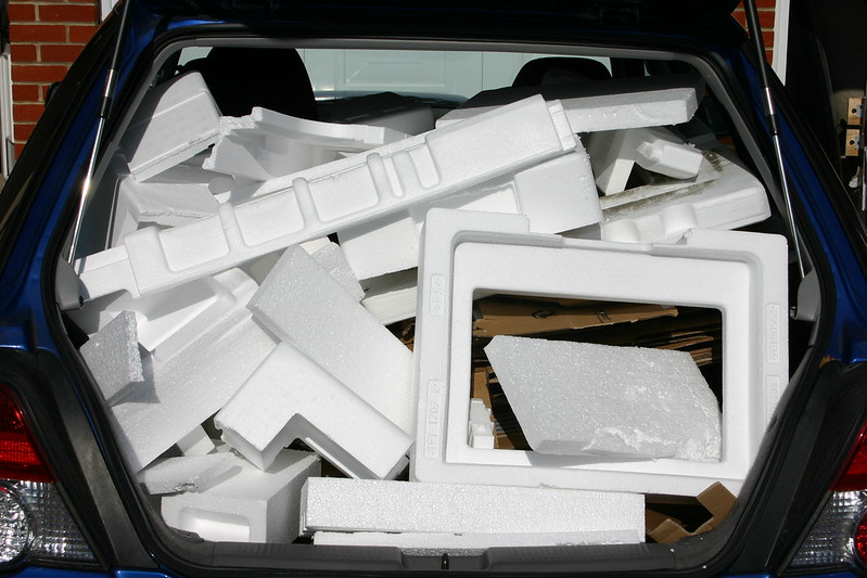 Picture of polystyrene packaging  