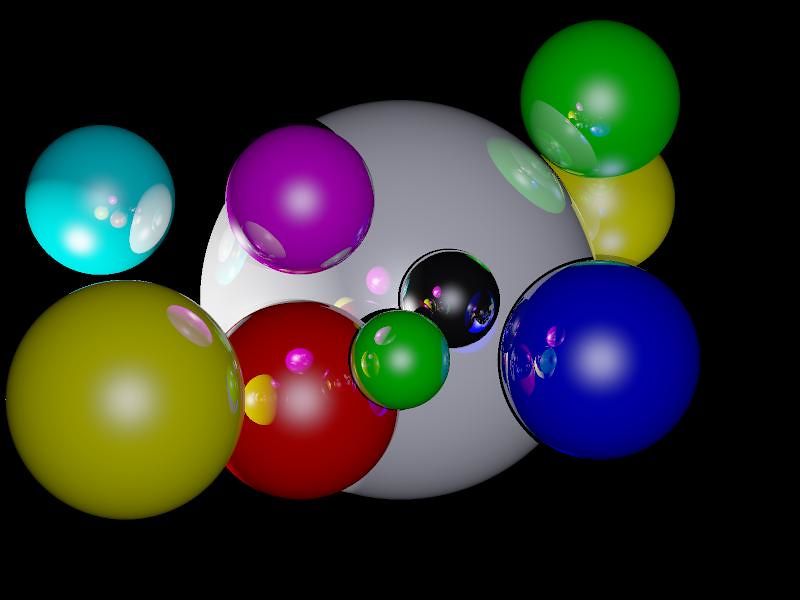 Picture of ray tracing balls 