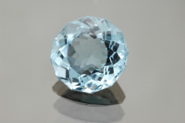 Picture of a blue topaz