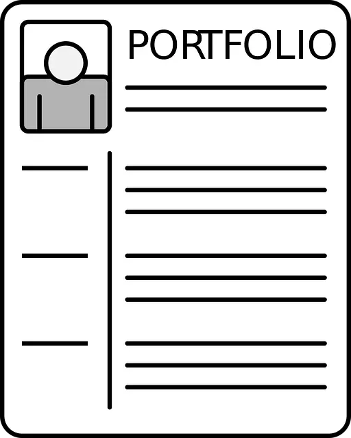 Picture of a portfolio 