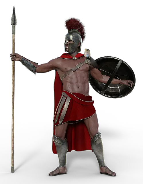 Picture of a spartan soldier