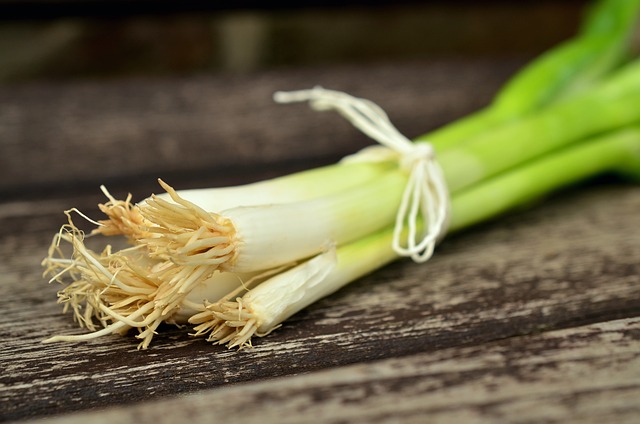 Picture of green onions 