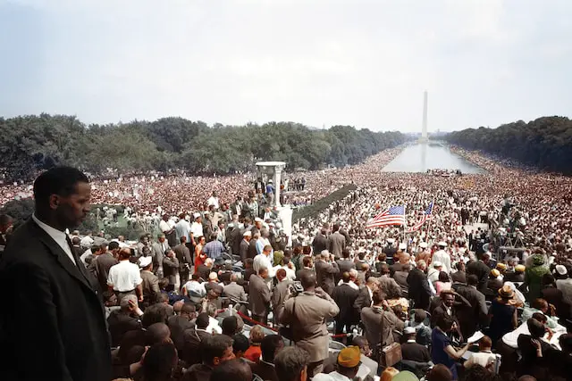 Picture of a civil rights march