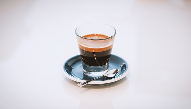picture of a glass of espresso 