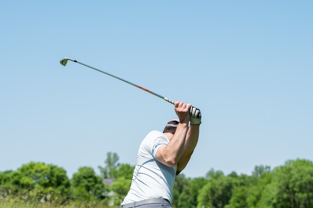 Picture of a person playing golf