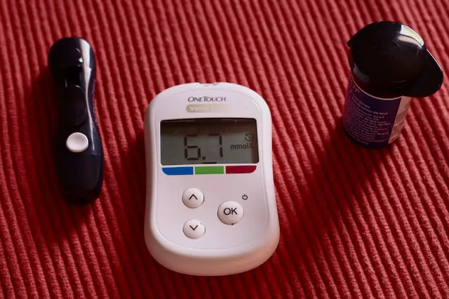 picture of a home diabetes test machine 