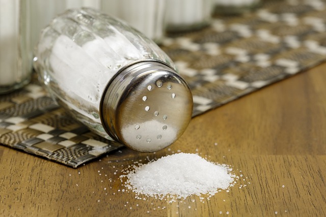 picture of a salt shaker with salt