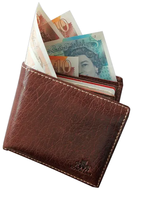 picture of a wallet full of money