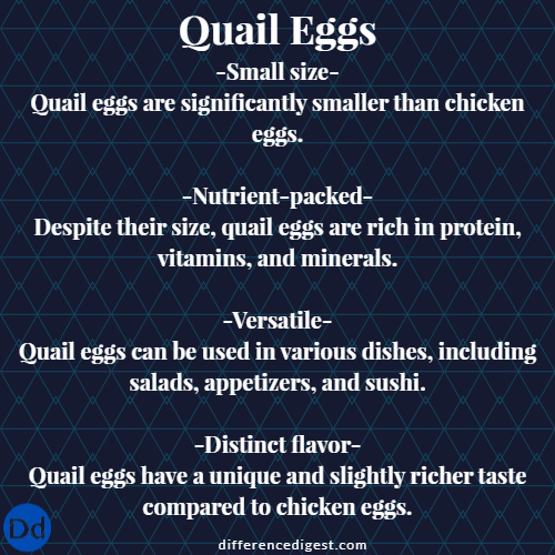 picture of quail egg facts