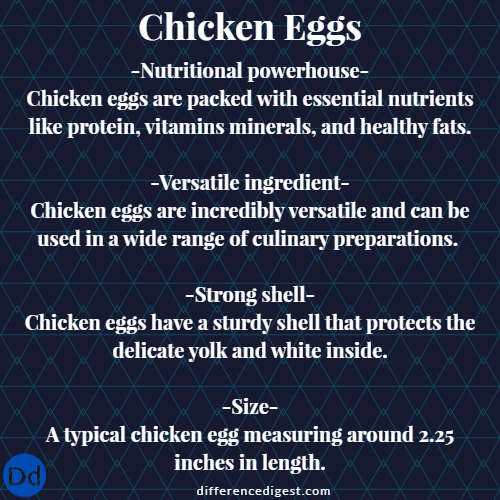 picture of qualities of chicken eggs