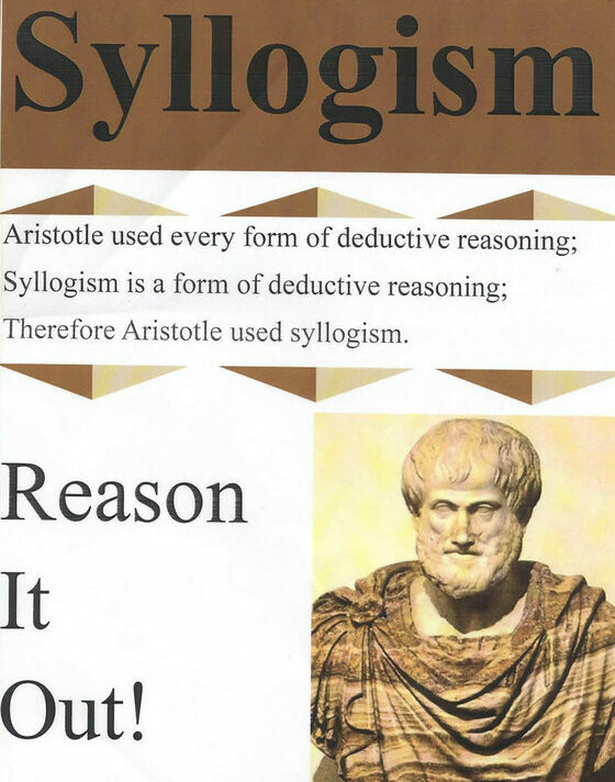 picture explaining the meaning of syllogism 