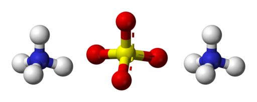 picture of the molecular structure of ammonium sulfate