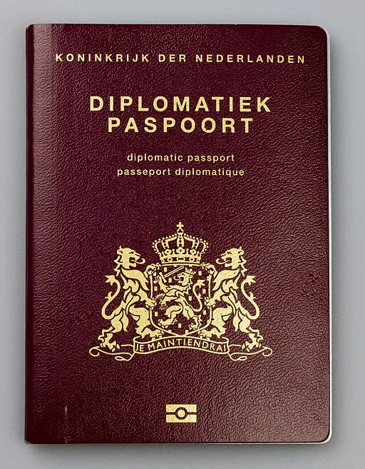picture of a diplomatic passport 
