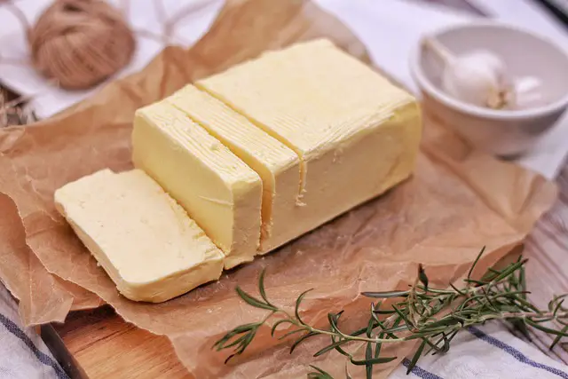 picture of a slab of butter 
