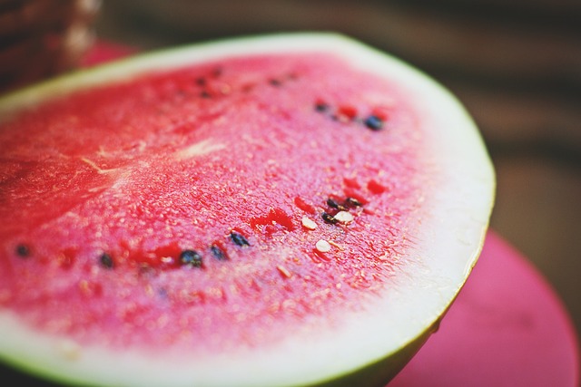 picture of a red watermelon