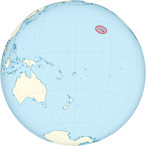 picture of hawaii on the globe 