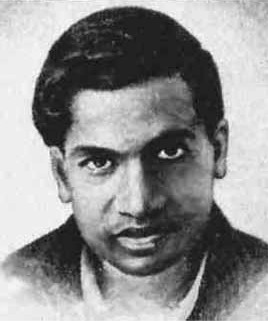 picture of Srinivasa Ramanujan a prodigy 