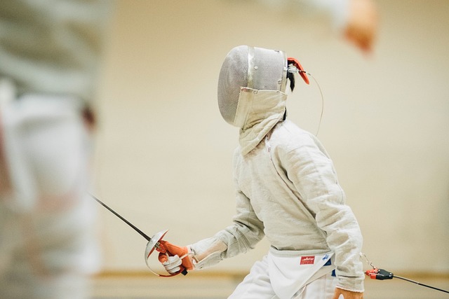 picture of a fencer 