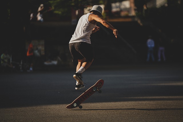 picture of a man skateboarding 