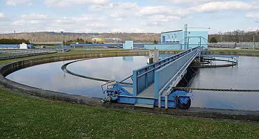 picture of a wastewater treatment plant
