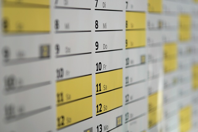 picture of a calendrer 