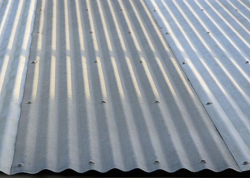 picture of Corrugated fibre cement roofing 