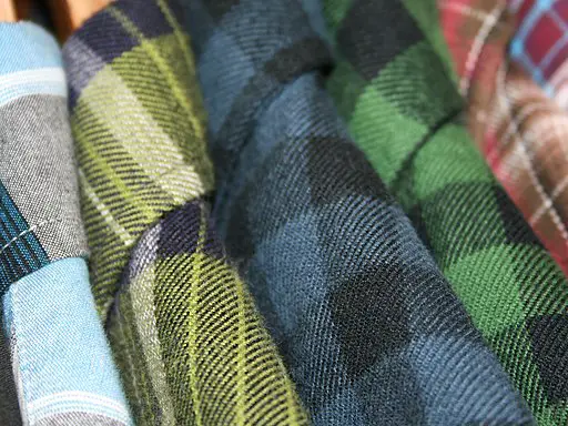 picture of some flannel clothing 