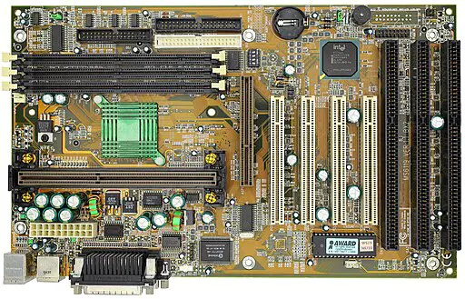 picture of an atx motherboard 